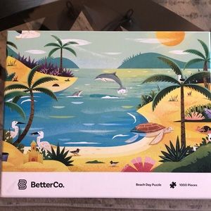 BetterCo Beach Day 1000 piece puzzle **2 pieces missing